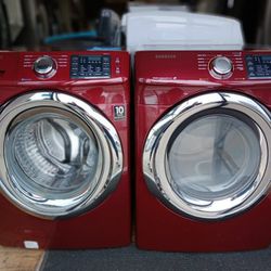 SAMSUNG FRONT LOAD WASHER AND DRYER SET 
