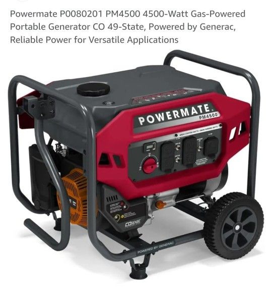 New Generac PM4500 Generator