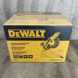 Dewalt 12” Double Bevel Compound Miter Saw DWS716