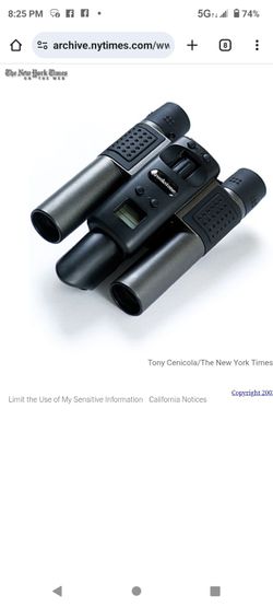 Digital Camera Binoculars