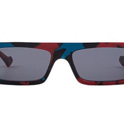 New Gucci Sunglasses Red And Blue W Case