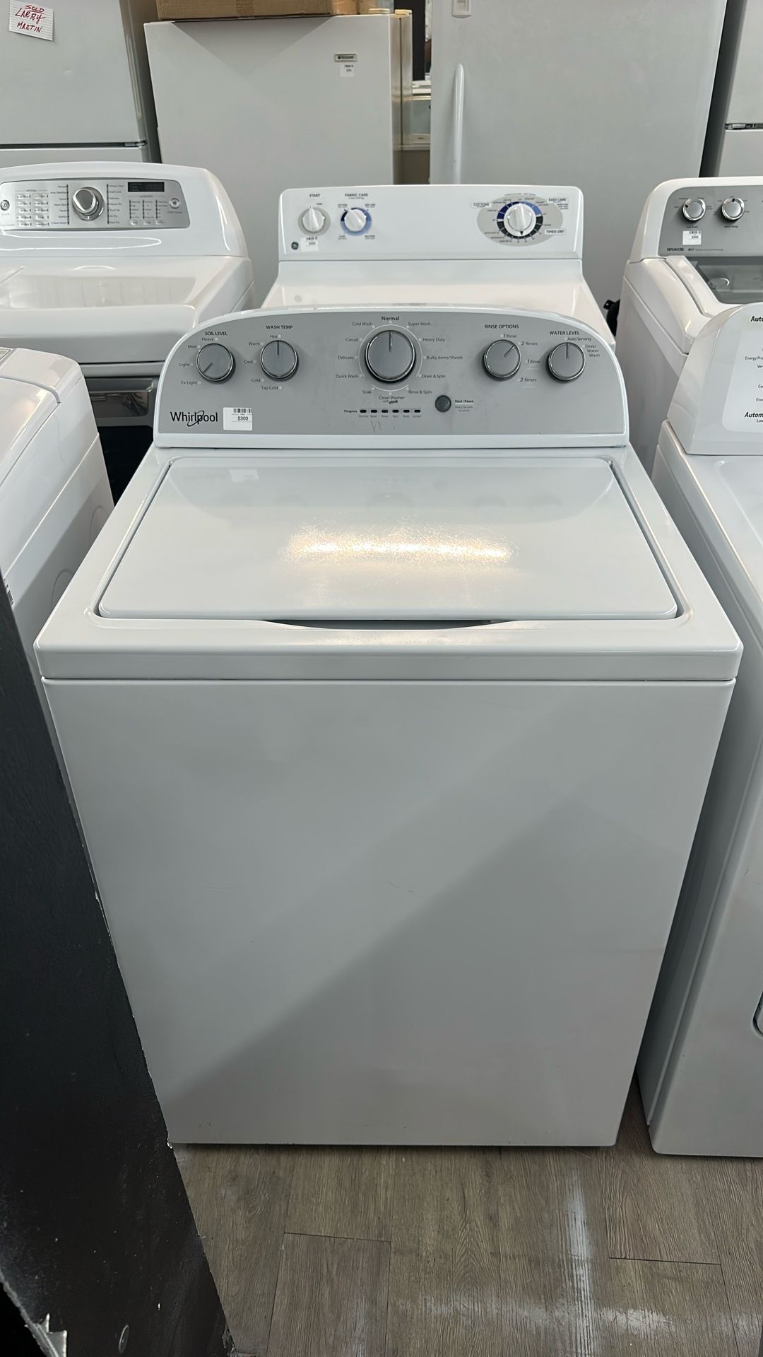 Whirlpool Top Load Washer With Agitator (WTW4816FW3)