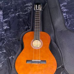 Cleca Acoustic Guitar With Case
