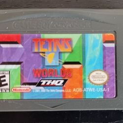 Nintendo Gameboy Advance Tetris World Game