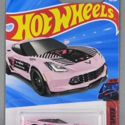 Hot Wheels Pink Corvette C7 Z06 Nightspeed