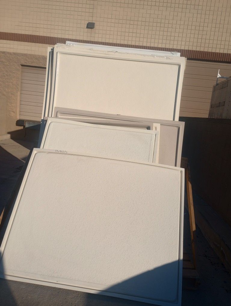 16 Various Sized Shower Pans