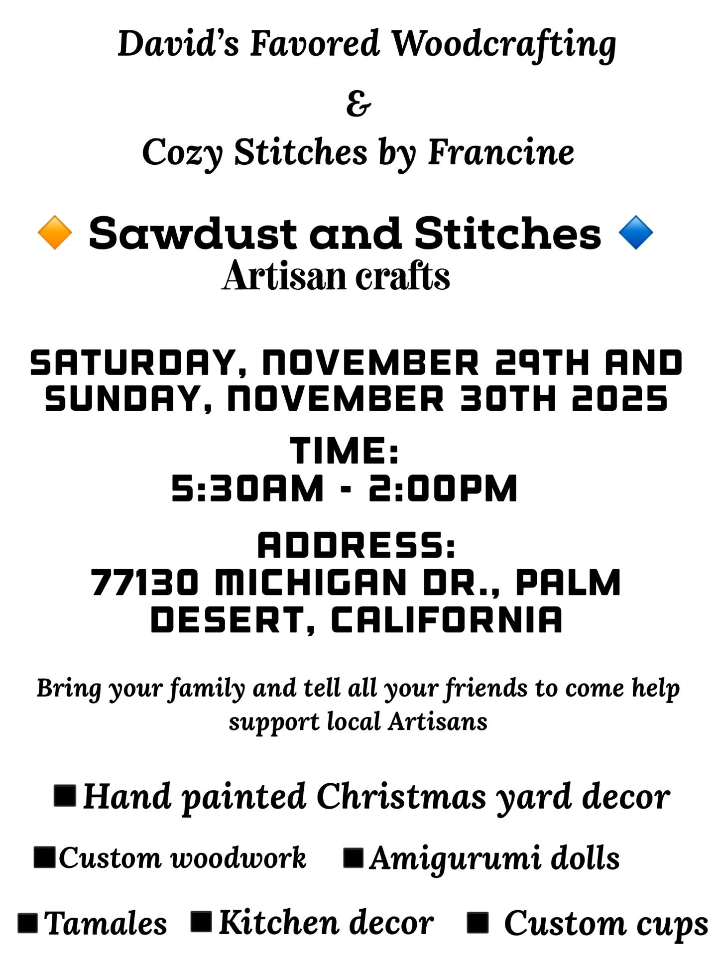 Sawdust And Stitches