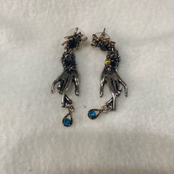 Halloween Ladyfinger earrings $15 Ea