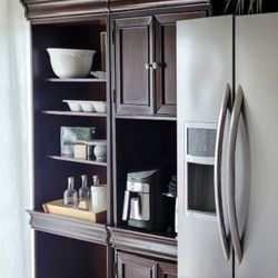 3 piece all wood desk set