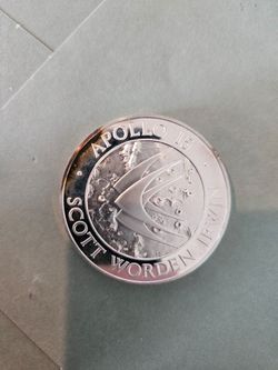 Apollo 15 Eyewitness Medal .925 Silver