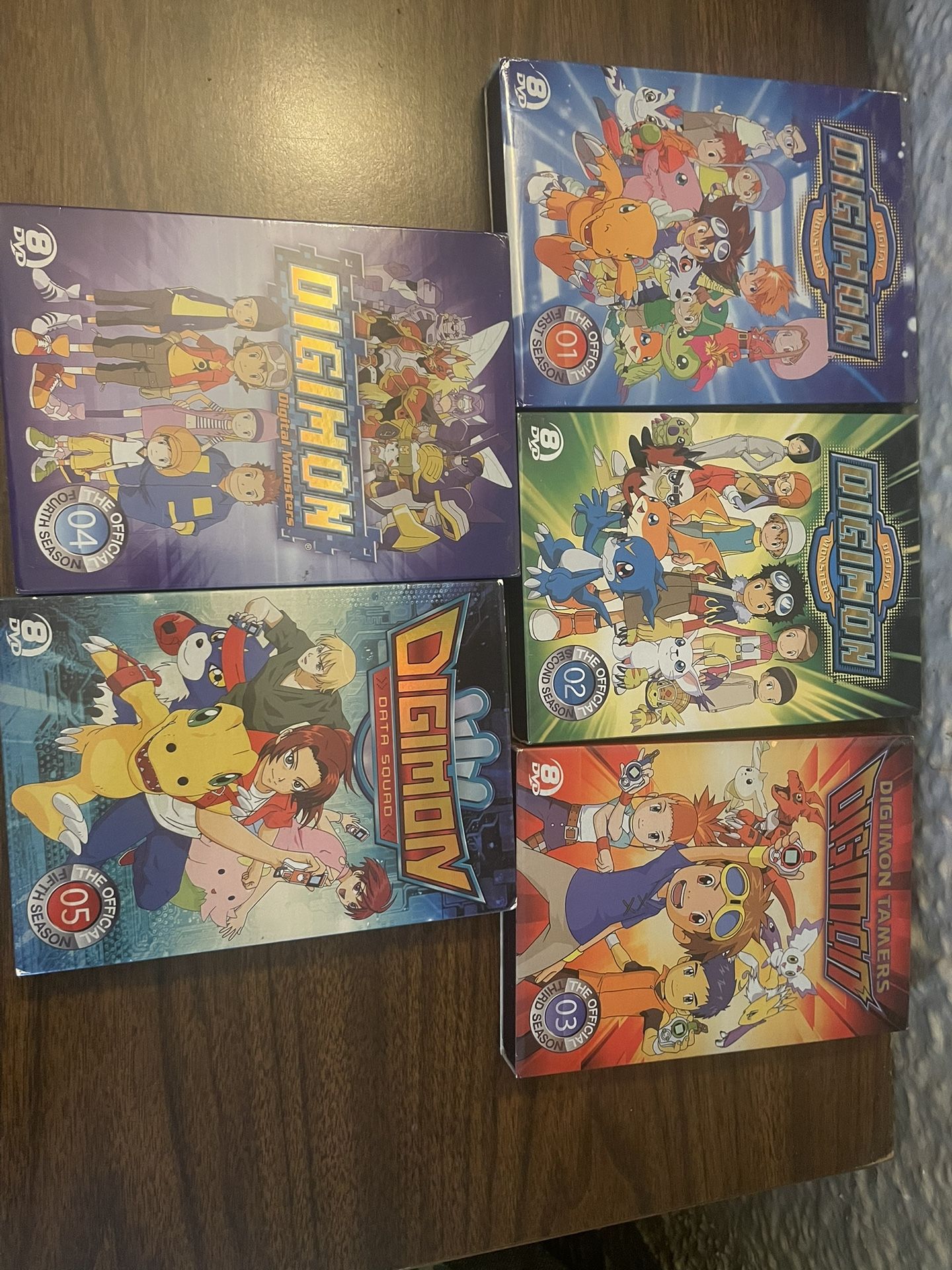 Digimon DVD Collection - Seasons 1 to 5 (Read Description!!!)