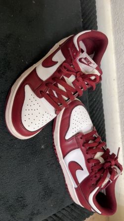 Maroon Dunks size 7y , only $40
