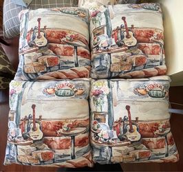 Friends tv show central perk pillows