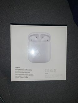 Brand new AirPods 2 generation with wireless charging case sealed