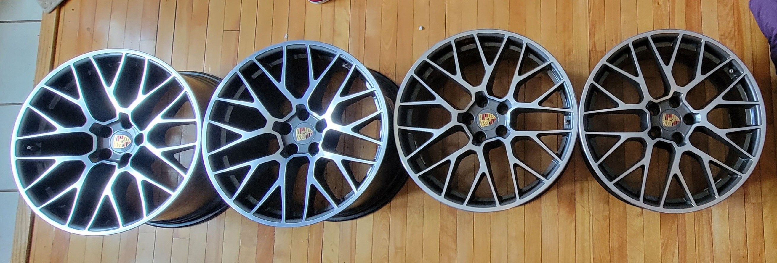 OEM  BBS Genuine Factory 20" Porsche RS Spyder Wheels Set 4