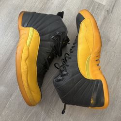 Air Jordan 12 Retro Men’s Size 12 Black Yellow