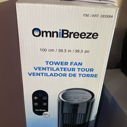 OmniBreeze Tower fan New Used Or Opened