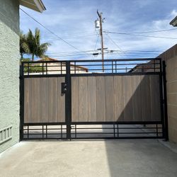 Iron & Wood Gates