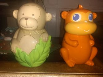 New)Monkey cookie jars..price for one or two look at description