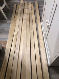 King wood  slats bed suppirts