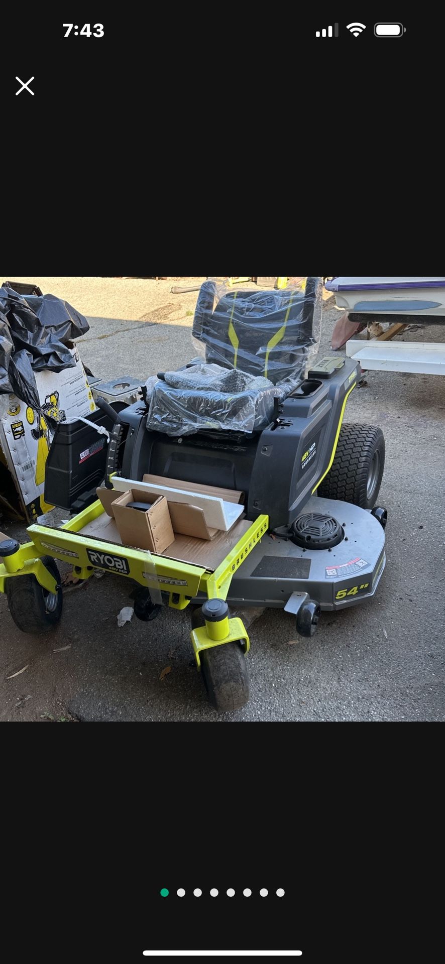 Ryobi 48v Zero Turn Mower