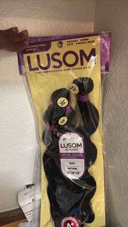 Human hair in original packaging