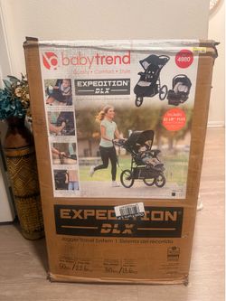 Jogging stroller. Seat and base