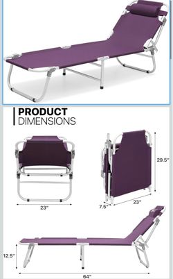 Ultralight Folding Camping Backpacking Cot for Adult with Pillow and Carry Bag S6 A41-COT-002-PR