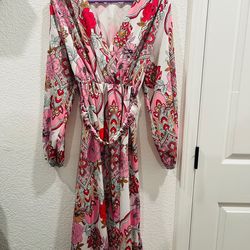 Woman Dress (Pink)