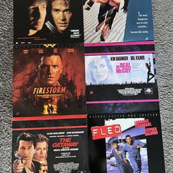 Laserdisc Movies: Playing God, White Sands, The Real McCoy, Fled, The Getaway, Firestorm