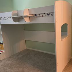 Twin Loft Bed with Drawers