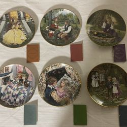 Vintage Porcelain Storybook Plates