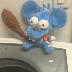Brand New Itchy The Rat Plush Head Detachable 