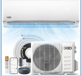 DREO Mini Split AC/Heating System 12000 BTU, 115V Split Air Conditioner