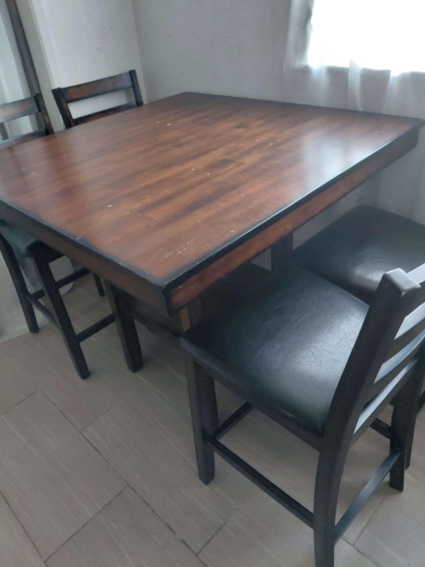 High dining table