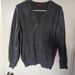 MERONA Cardigan Sweater Gray Men’s Size Medium