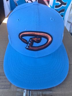 Arizona Diamondbacks 59FIFTY Cooperstown Fitted – Light Blue/Pink – Size 7 1/8