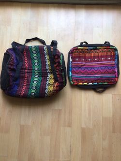 2 Boho Style Bags