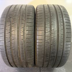 V468  295 40 20 106V  Pirelli Scorpion Verde  2 Used Tires 70% Life 