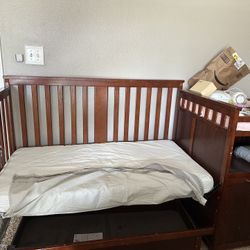 Baby Crib Changing Table 