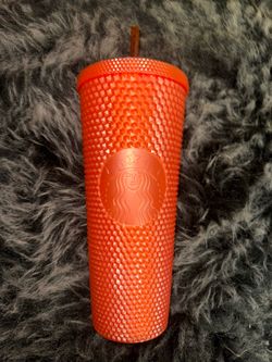 New Starbucks Studded Tumbler - Orange