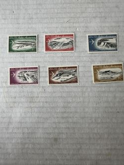 Canal Zone Airmail Set Of 6 Stamps C36-41 