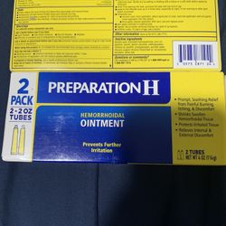 4 Tubes Of Preparation H  4-2oz Tubes $35 OBO