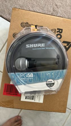 Shure pg58 microphone