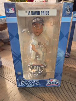 David Price 2008 ALCS Limited & Numbered Tampa Bay Rays Bobblehead Bobble Head