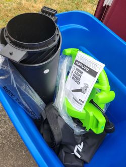 Blower vacuum mulcher