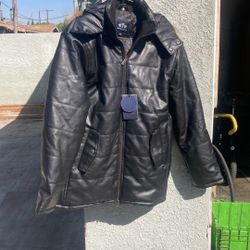 Emporio & Co Leather Jacket XXL