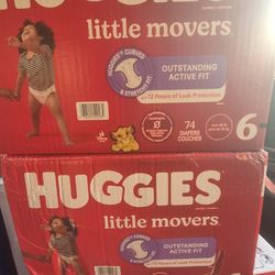 Huggies Size 6 $30 Cada 1 Caja Precio Firme 