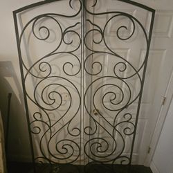  Antique Wrought Iron Door Screens