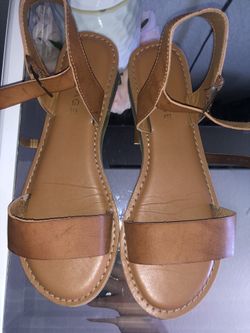 Brown strap sandals